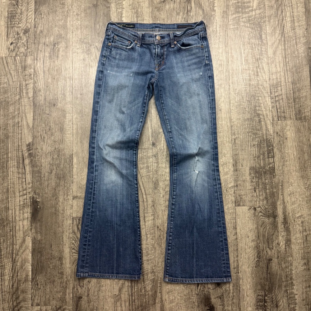 Citizens of Humanity Ingrid Low Waist Flare Denim Jeans Sz Sz 29 - Picture 2 of 11
